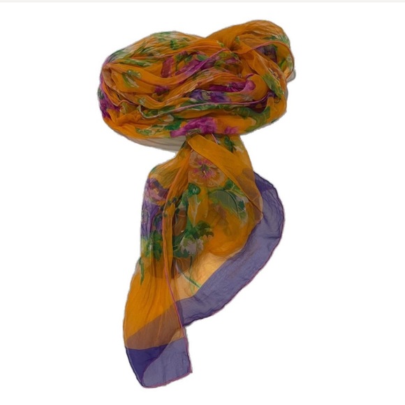 Dolce & Gabbana floral scarf - Picture 1 of 4